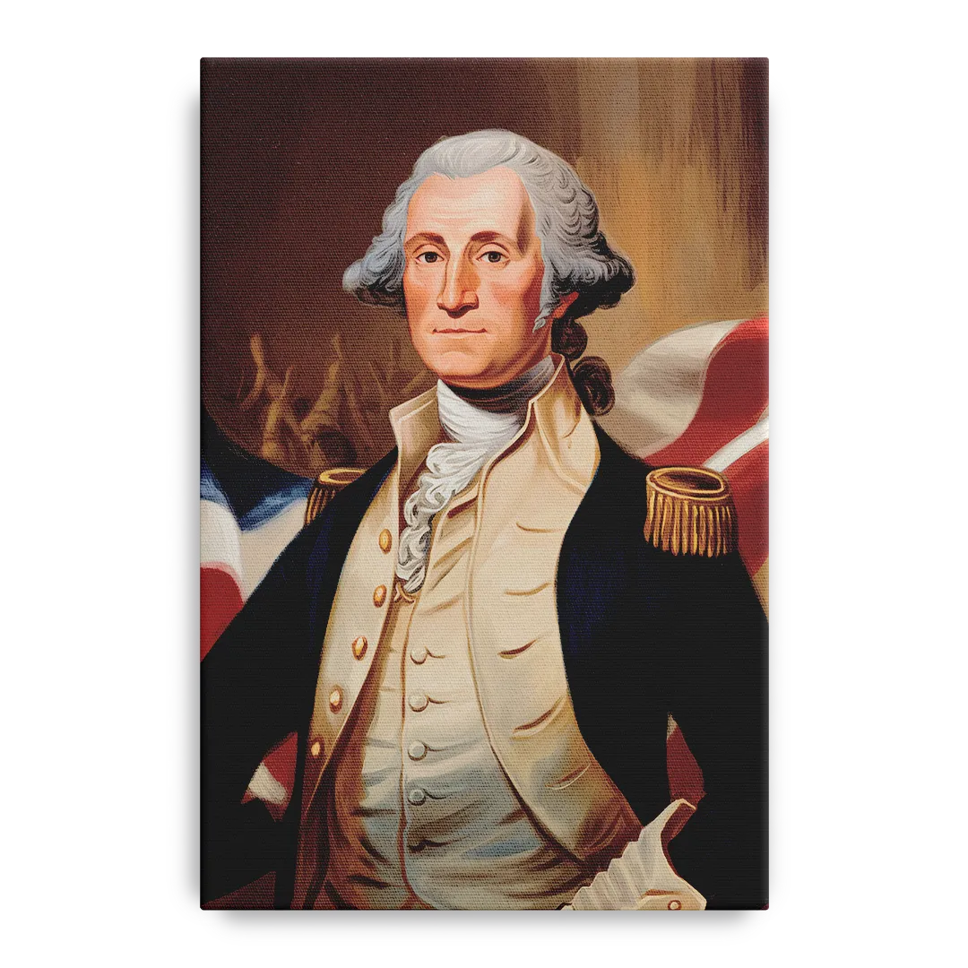 George Washington Legacy Front - Canvas Wall Art