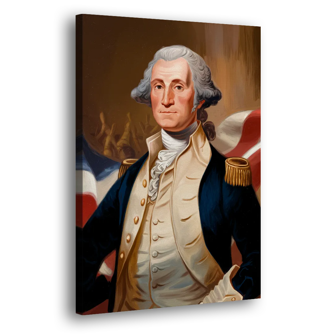 George Washington Legacy Side - Canvas Wall Art
