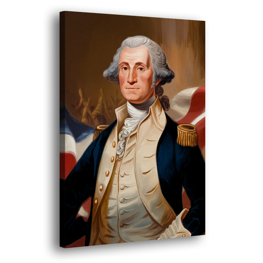 George Washington Legacy Side - Canvas Wall Art