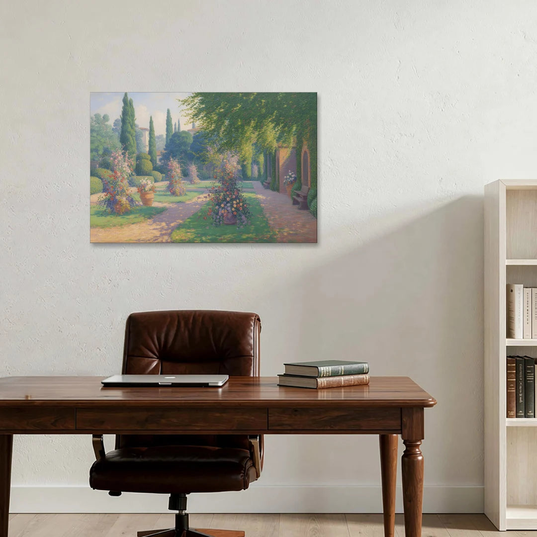 Giardino Giusti Serenity - Canvas Wall Art - Office - 36x24