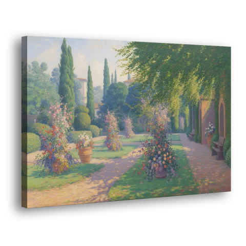 Giardino Giusti Serenity - Canvas Wall Art - Side