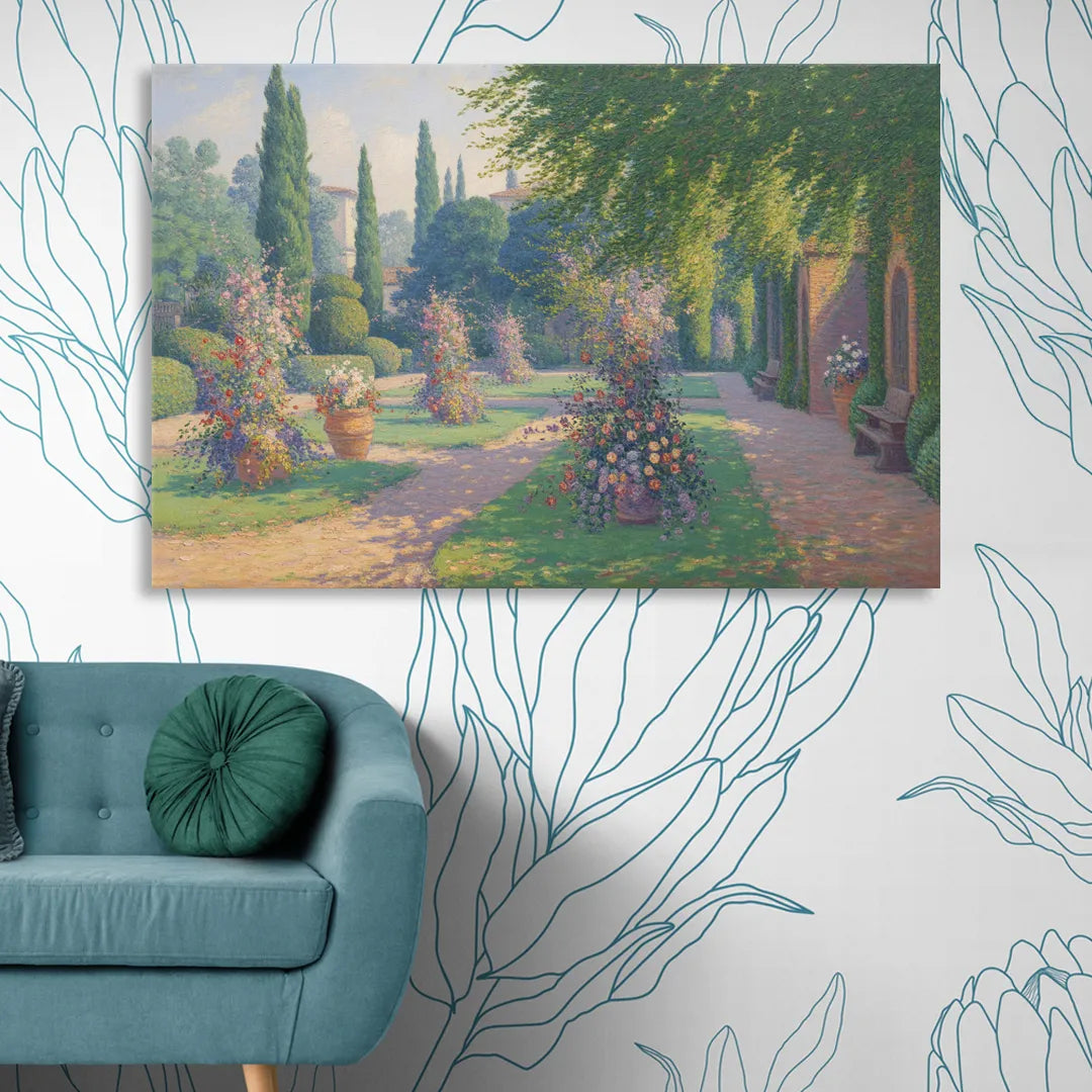 Giardino Giusti Serenity Sitting Room - Canvas Wall Art