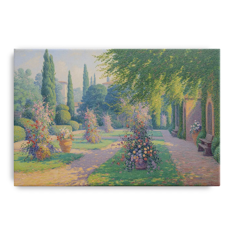 Giardino Giusti Serenity Front - Canvas Wall Art