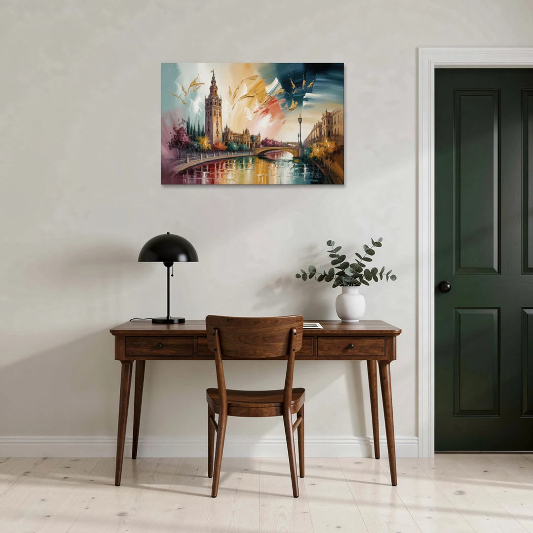 Giralda Grace - Canvas Wall Art - Office - 36x24