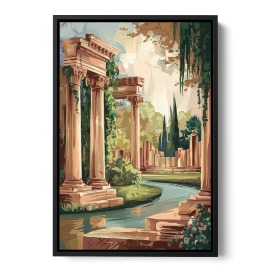 Glendale Artistic Heritage - Black Framed Canvas Wall Art - Front