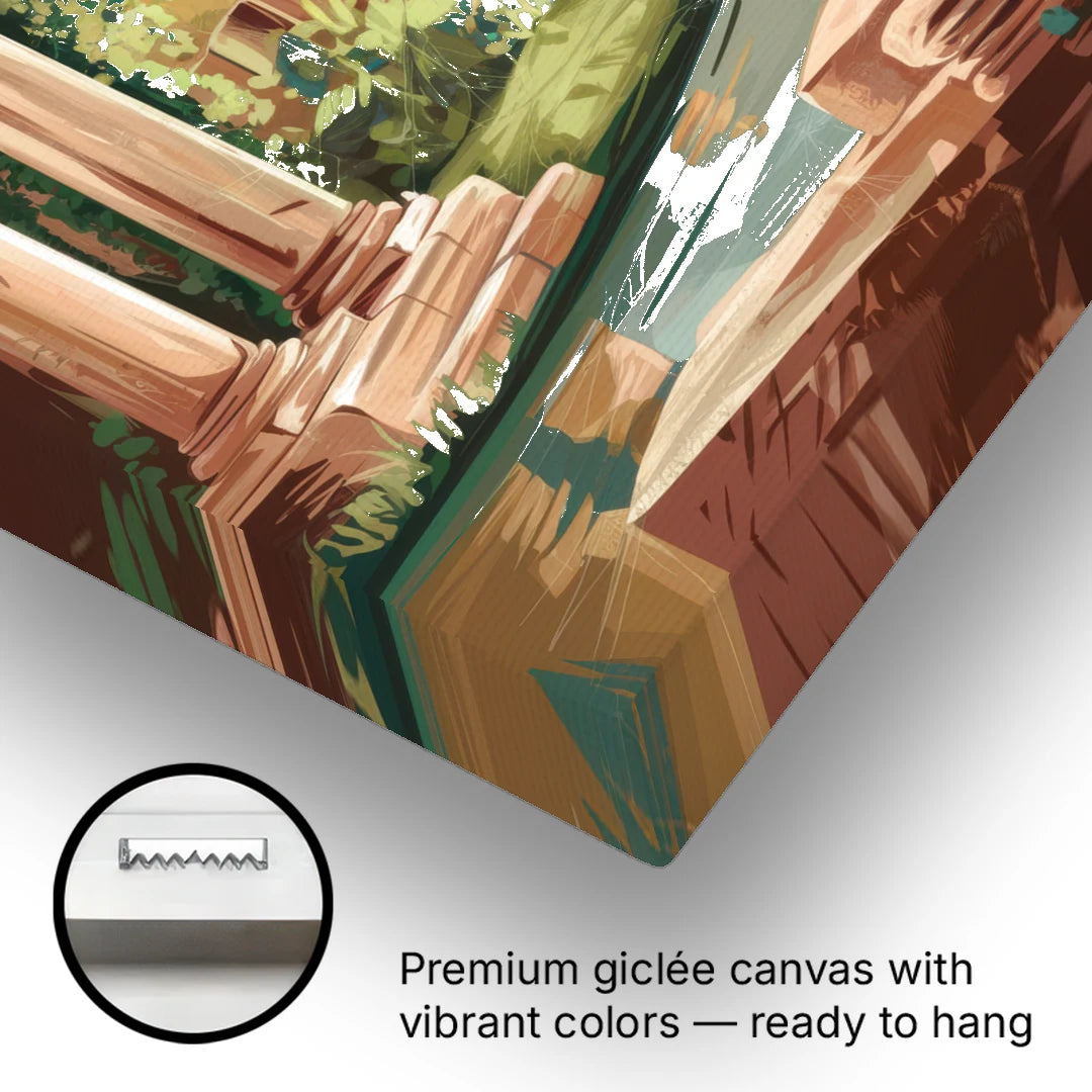 Glendale Artistic Heritage - Canvas Wall Art - Gallery Wrap Corner