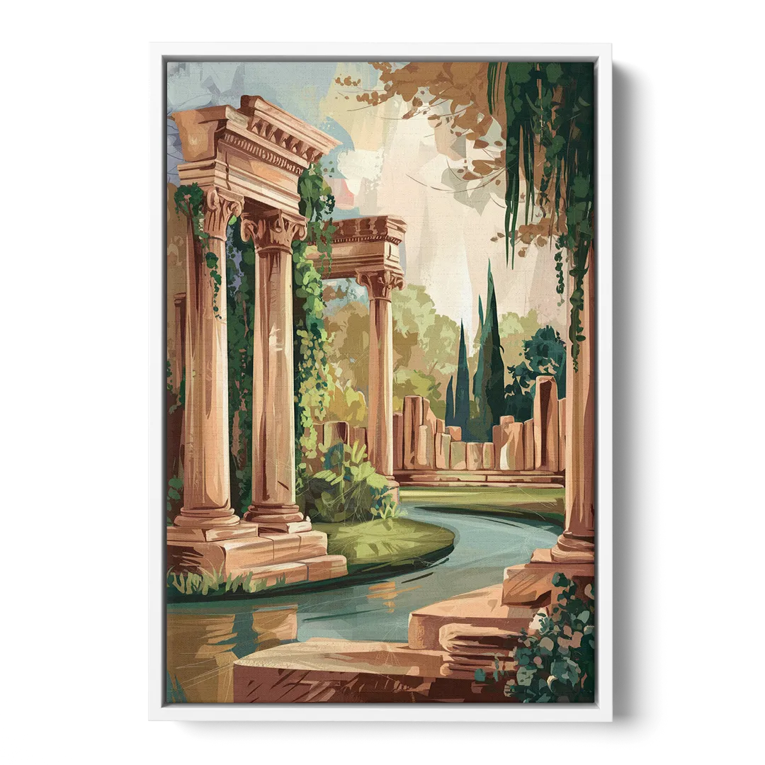 Glendale Artistic Heritage Front - White Canvas Wall Art