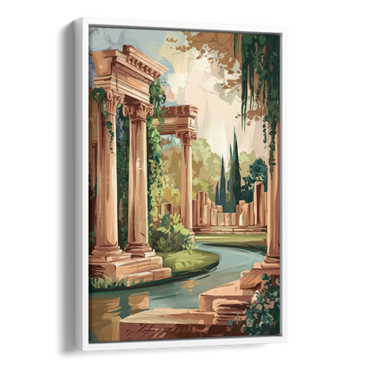 Glendale Artistic Heritage Side - White Canvas Wall Art