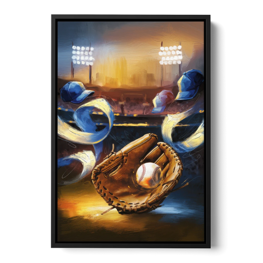 Glendale Brewers Fan Spirit - Black Framed Canvas Wall Art - Front