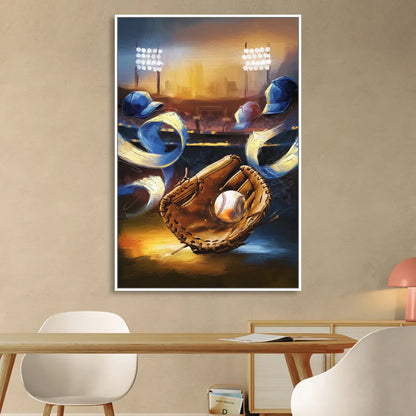 Glendale Brewers Fan Spirit Sitting Room - White Canvas Wall Art
