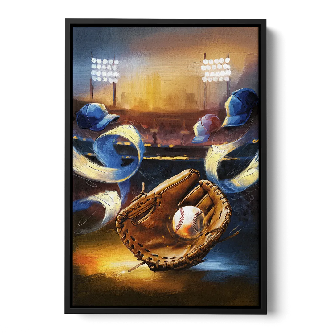 Glendale Brewers Fan Spirit Front - Black Canvas Wall Art