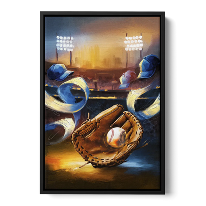 Glendale Brewers Fan Spirit Front - Black Canvas Wall Art