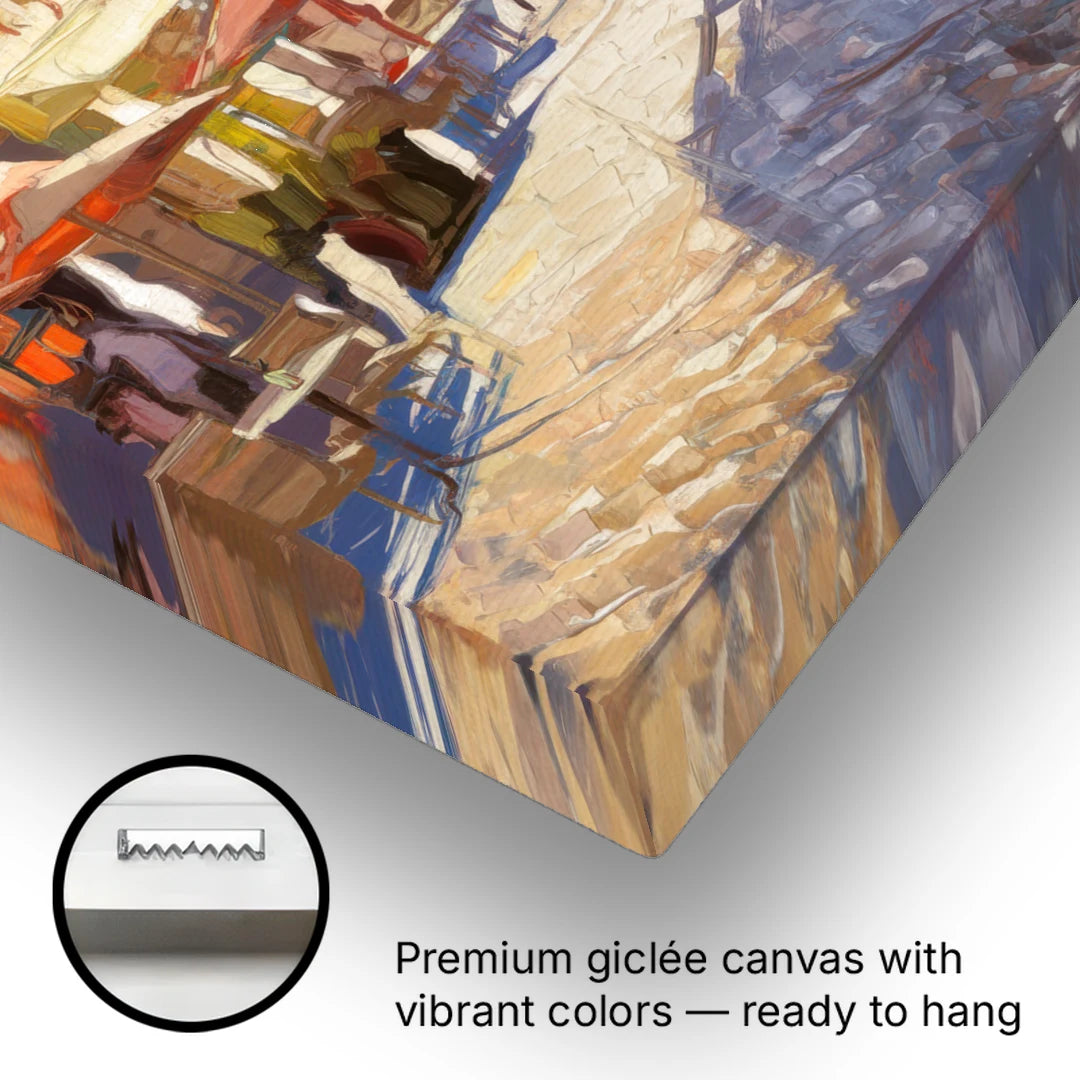 Glendale Downtown Charm - Canvas Wall Art - Gallery Wrap Corner