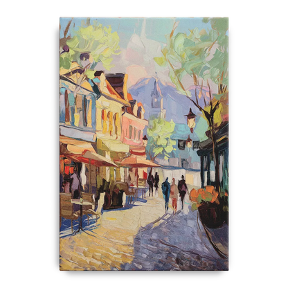 Glendale Downtown Charm Front - Canvas Wall Art