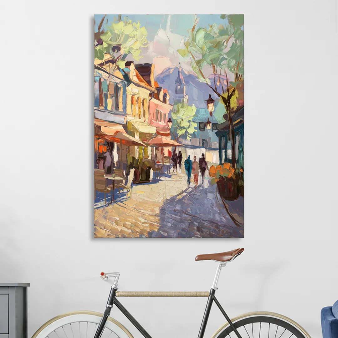 Glendale Downtown Charm Living Room - Canvas Wall Art