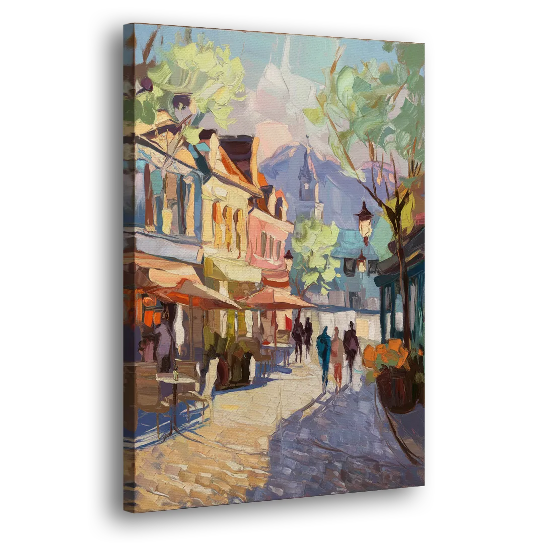 Glendale Downtown Charm Side - Canvas Wall Art