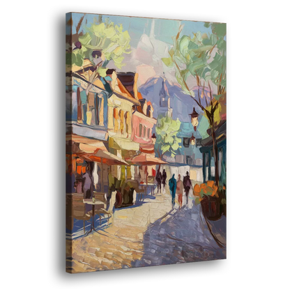 Glendale Downtown Charm Side - Canvas Wall Art