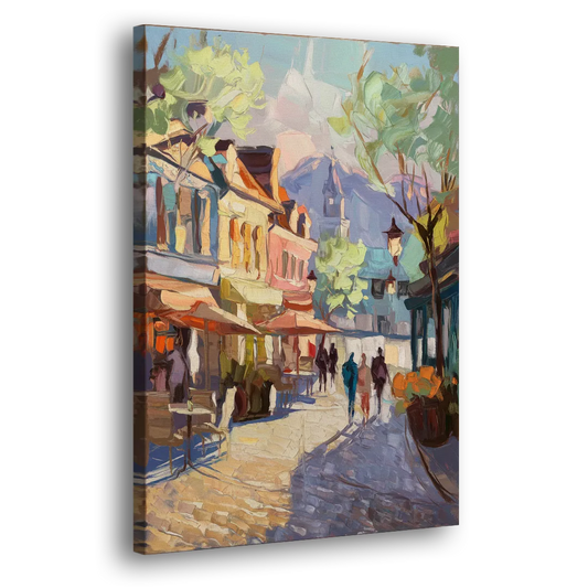Glendale Downtown Charm Side - Canvas Wall Art