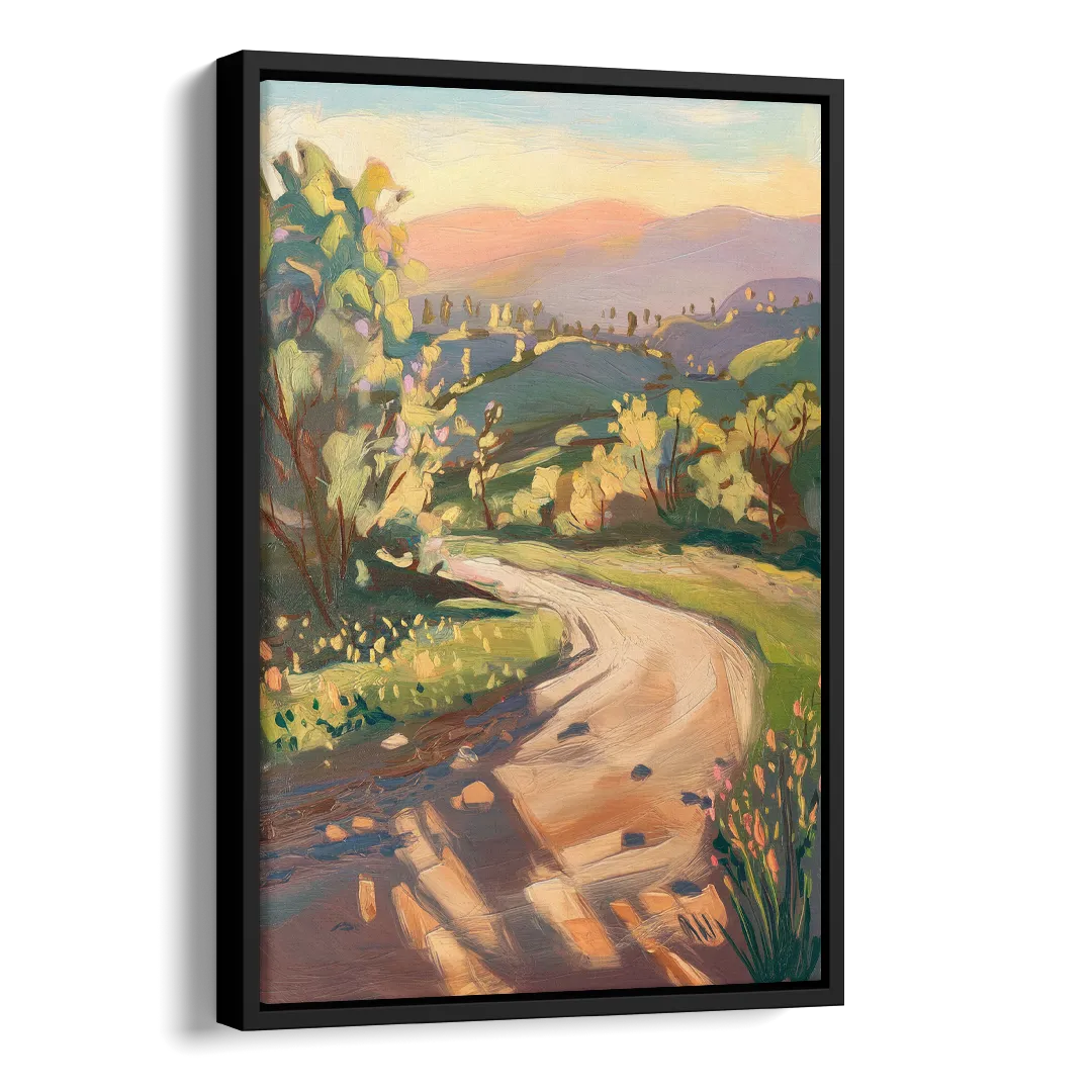 Glendale Nature Trails Side - Black Canvas Wall Art
