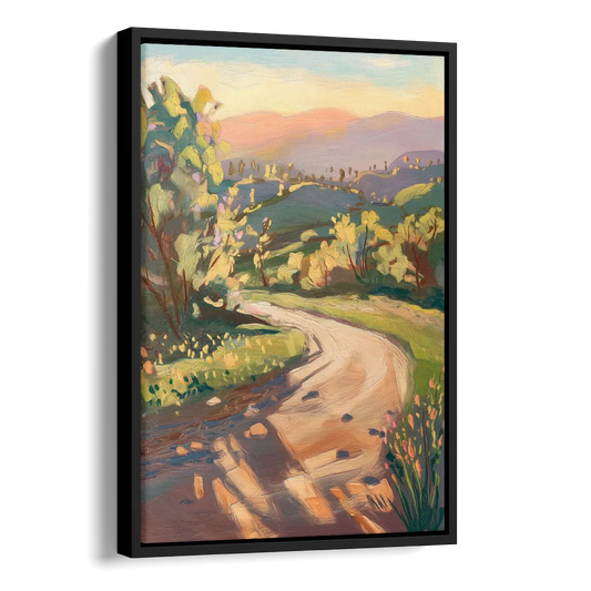 Glendale Nature Trails Side - Black Canvas Wall Art