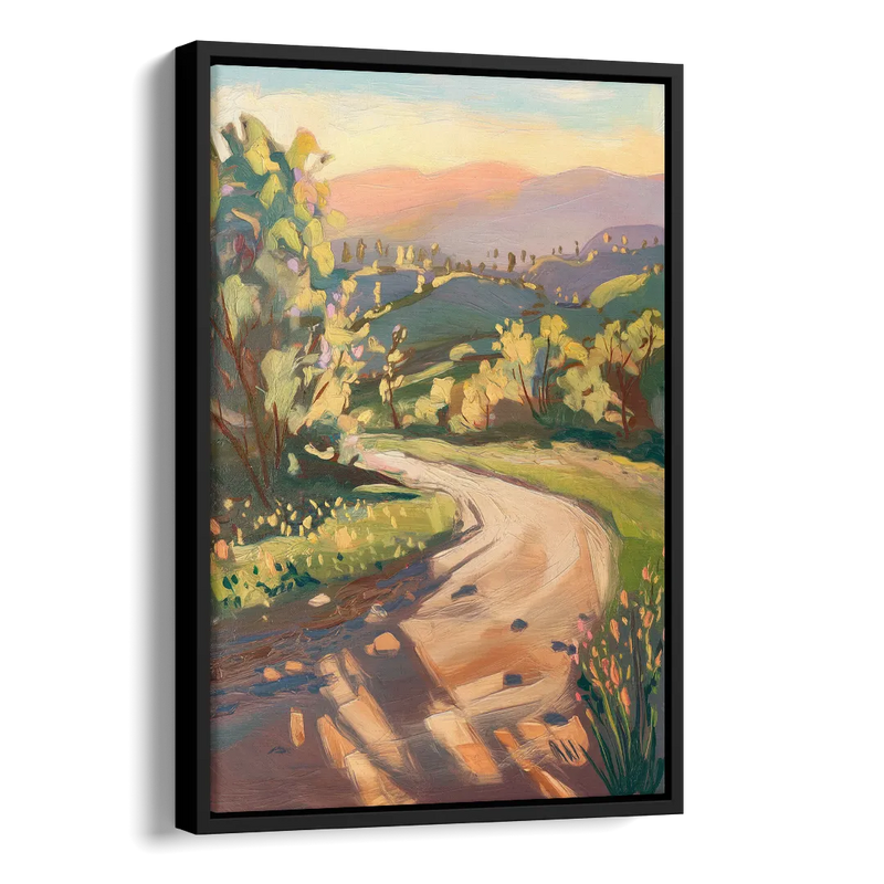 Glendale Nature Trails Side - Black Canvas Wall Art