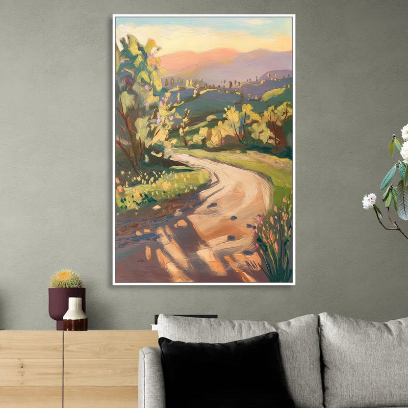 Glendale Nature Trails Sitting Room - White Canvas Wall Art