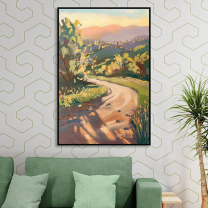 Glendale Nature Trails Sitting Room - Black Canvas Wall Art