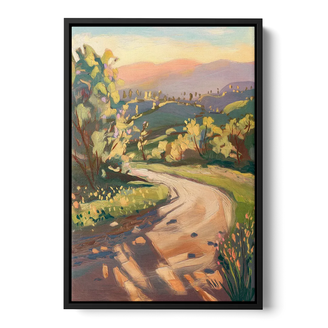 Glendale Nature Trails Front - Black Canvas Wall Art