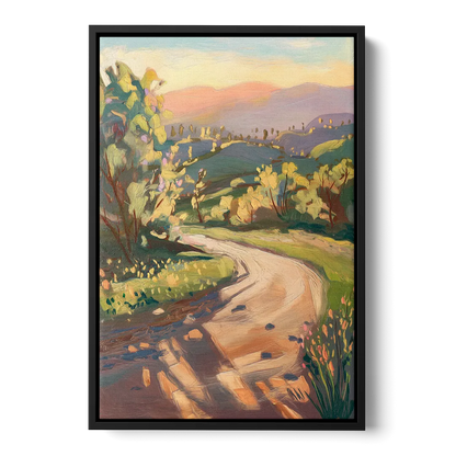Glendale Nature Trails Front - Black Canvas Wall Art