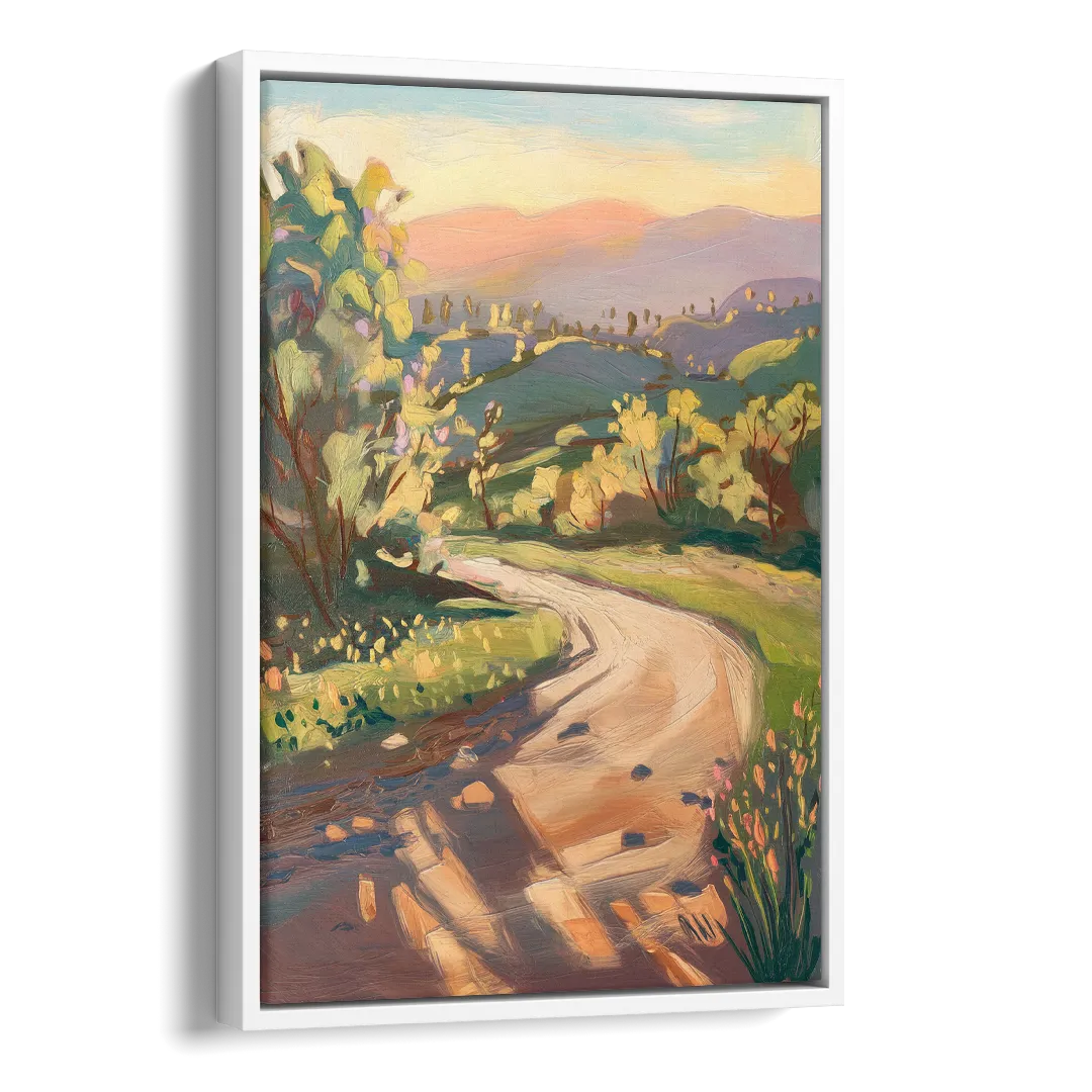 Glendale Nature Trails Side - White Canvas Wall Art