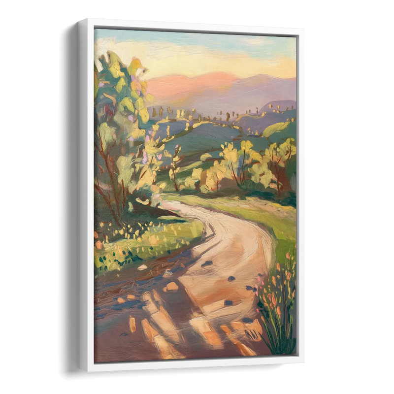 Glendale Nature Trails Side - White Canvas Wall Art