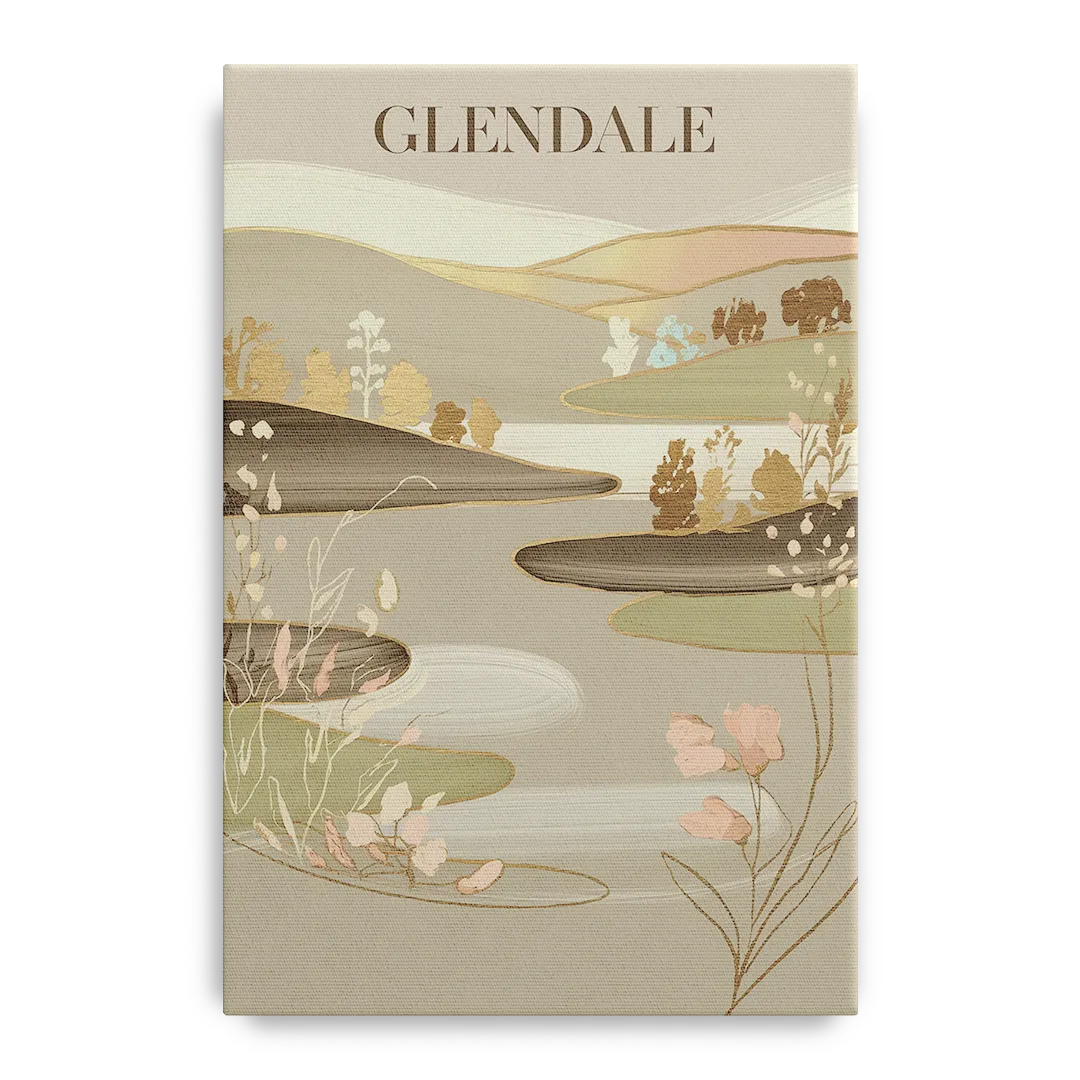 Glendale Rustic Elegance Front - Canvas Wall Art