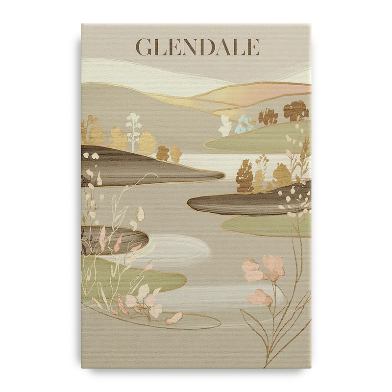 Glendale Rustic Elegance Front - Canvas Wall Art