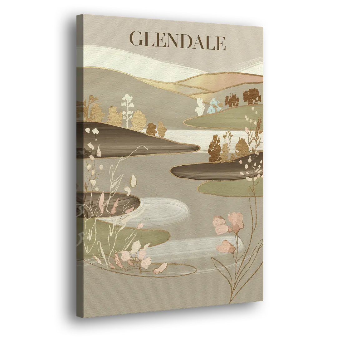 Glendale Rustic Elegance Side - Canvas Wall Art