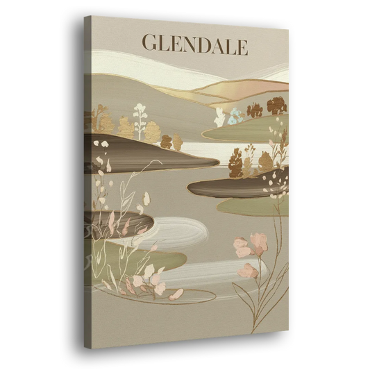 Glendale Rustic Elegance Side - Canvas Wall Art