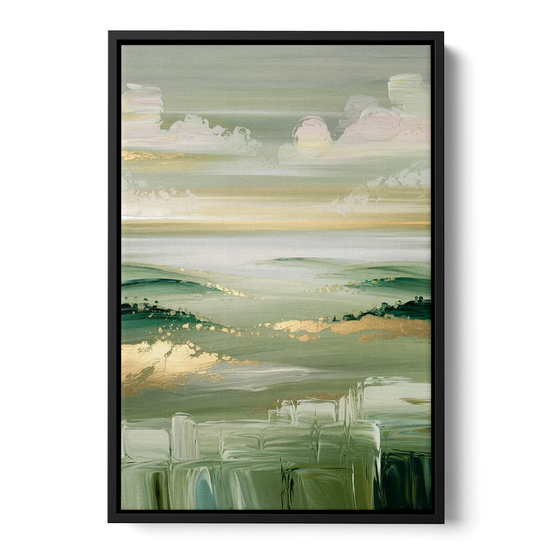 Glendale Scenic Horizons Front - Black Canvas Wall Art