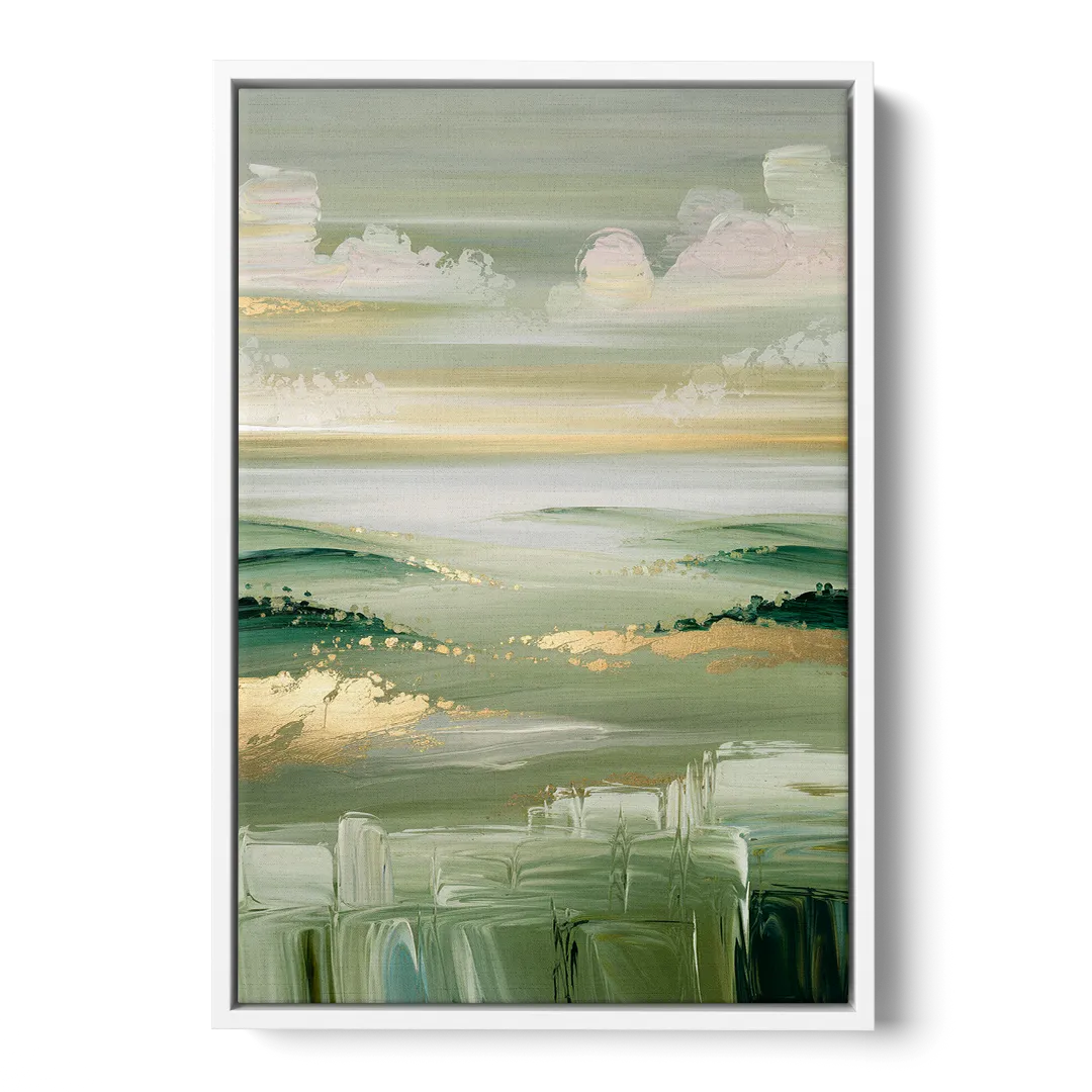 Glendale Scenic Horizons Front - White Canvas Wall Art