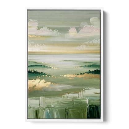 Glendale Scenic Horizons Front - White Canvas Wall Art