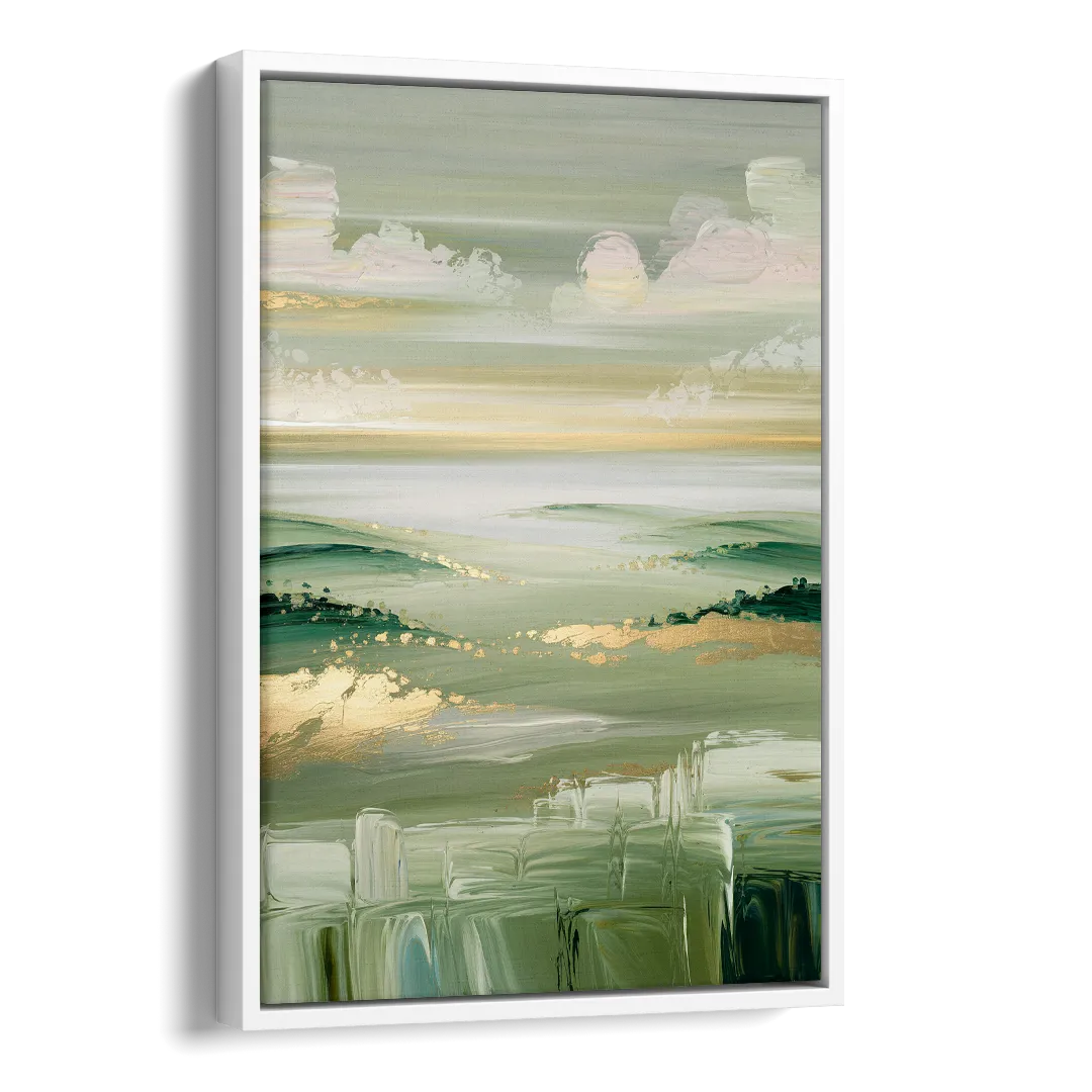 Glendale Scenic Horizons Side - White Canvas Wall Art