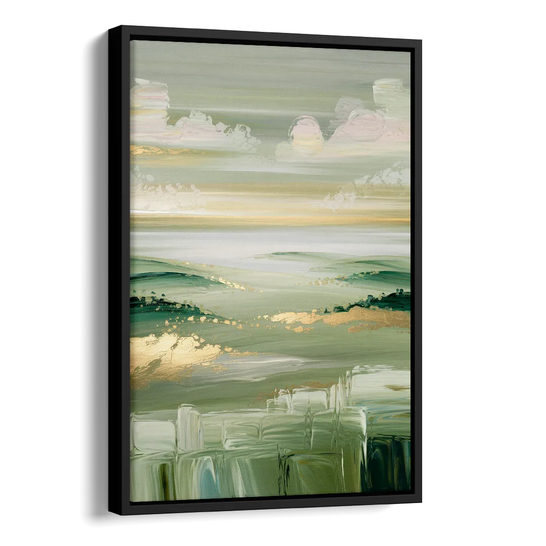 Glendale Scenic Horizons Side - Black Canvas Wall Art