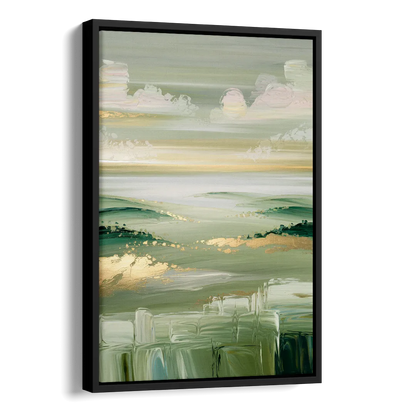 Glendale Scenic Horizons Side - Black Canvas Wall Art