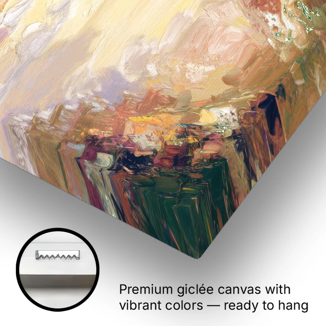 Glendale Sunset Views - Canvas Wall Art - Gallery Wrap Corner