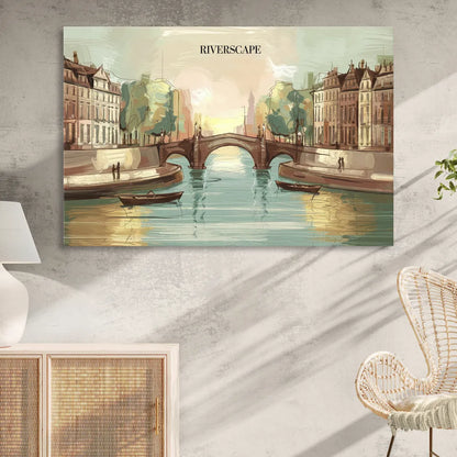 Glendale Urban Serenity Living Room - Canvas Wall Art