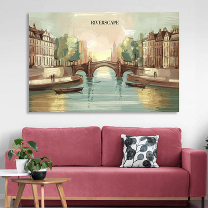 Glendale Urban Serenity Sitting Room - Canvas Wall Art