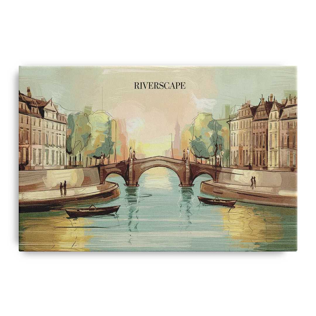 Glendale Urban Serenity Front - Canvas Wall Art