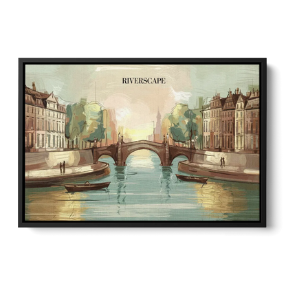 Glendale Urban Serenity Front - Black Canvas Wall Art