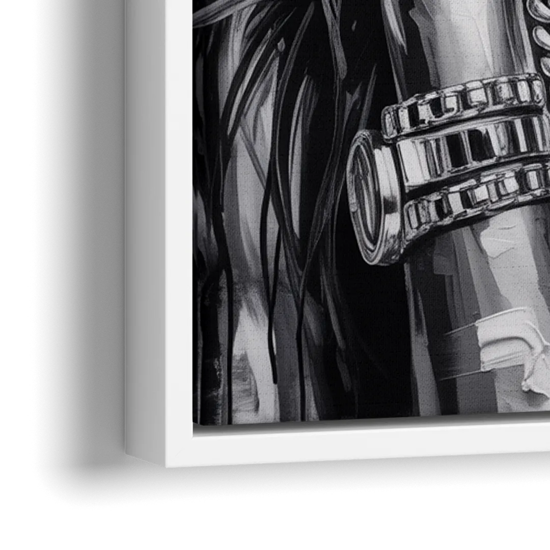 Goal Rush 2.0 - Close-Up White Frame Canvas