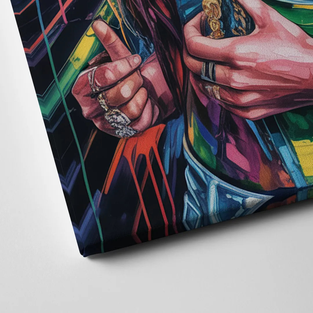 Goal Rush Canvas Close Up