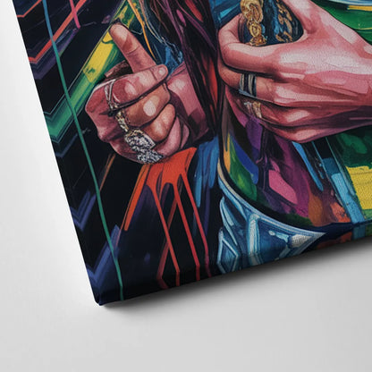 Goal Rush Canvas Close Up