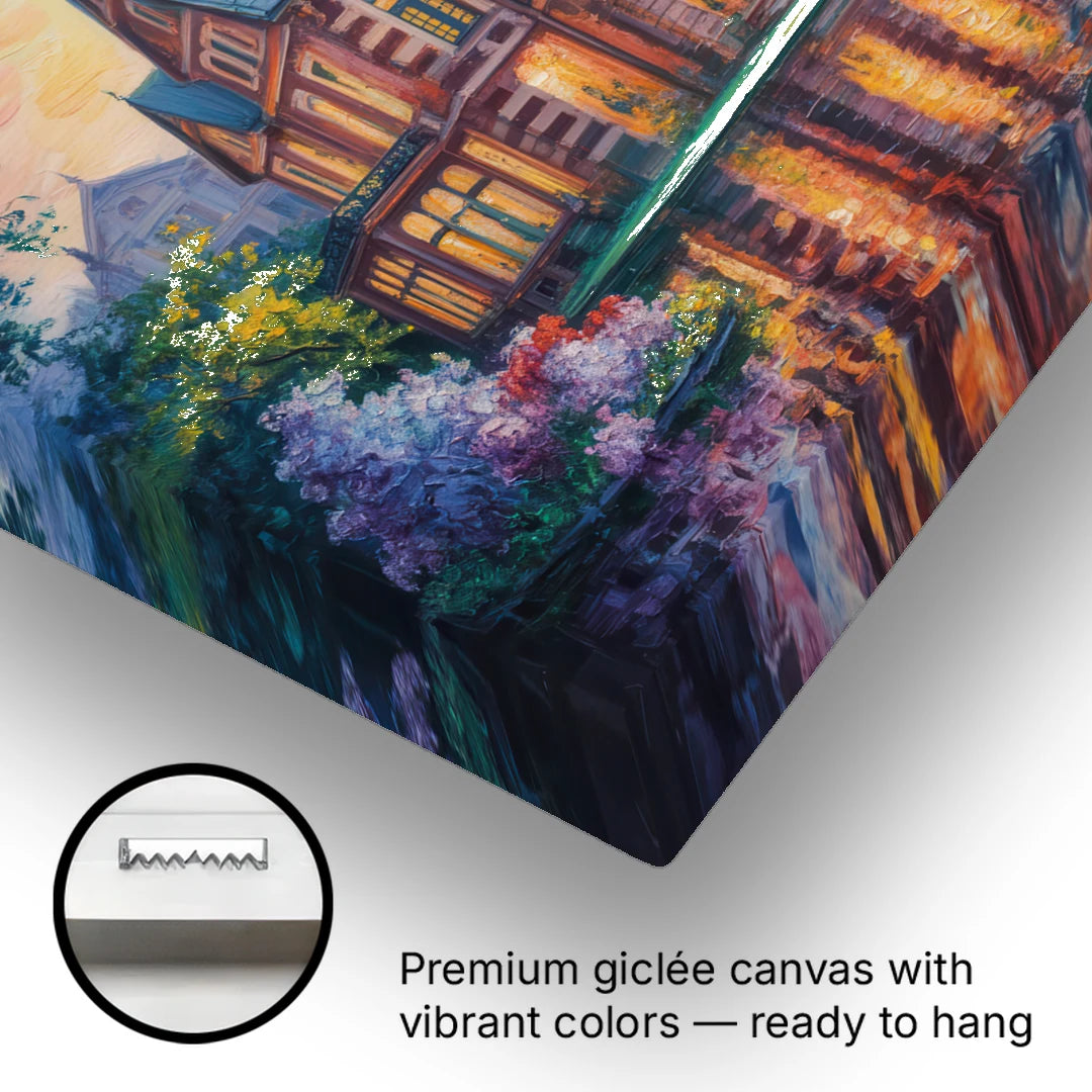 Goethe House Heritage - Canvas Wall Art - Gallery Wrap Corner